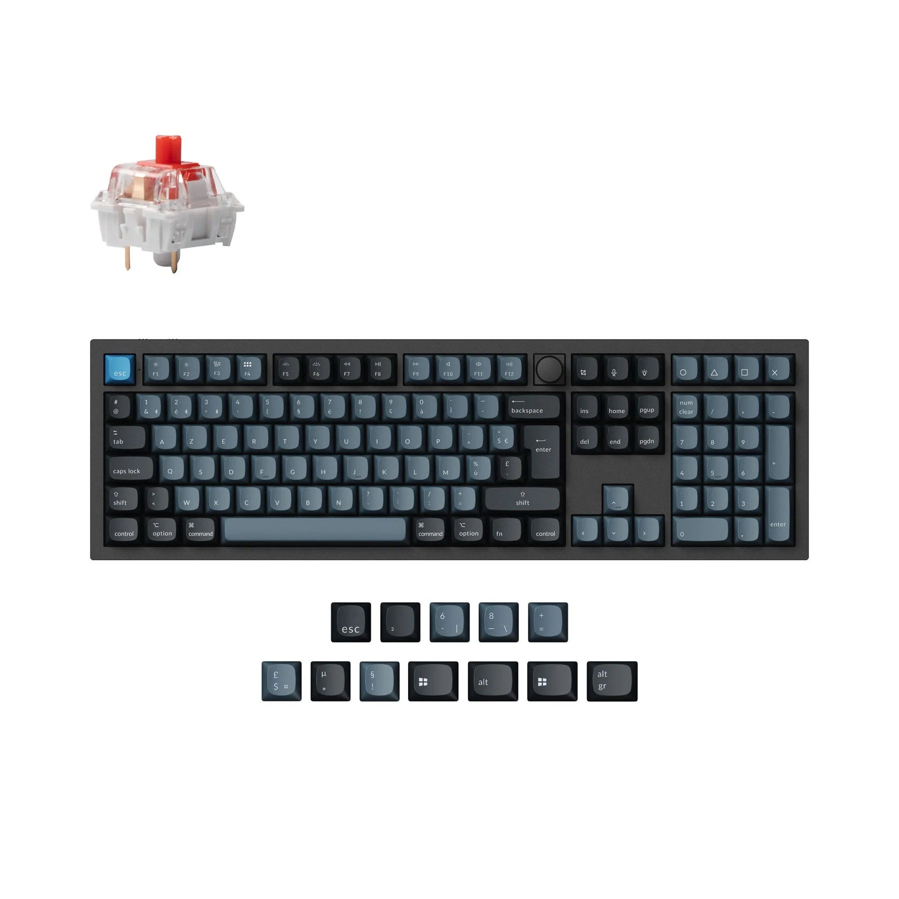 Keychron Q6 Pro QMK/VIA Wireless Custom Mechanical Keyboard ISO Layout Collection - Image 5