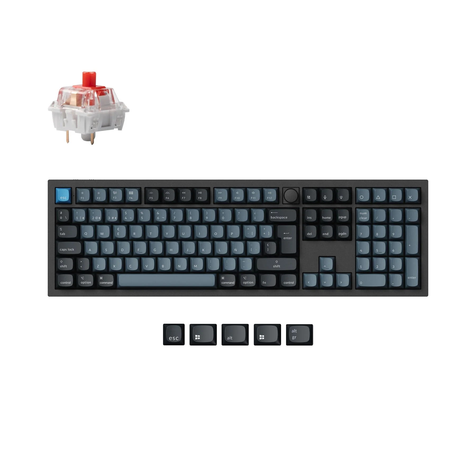 Keychron Q6 Pro QMK/VIA Wireless Custom Mechanical Keyboard ISO Layout Collection - Image 7