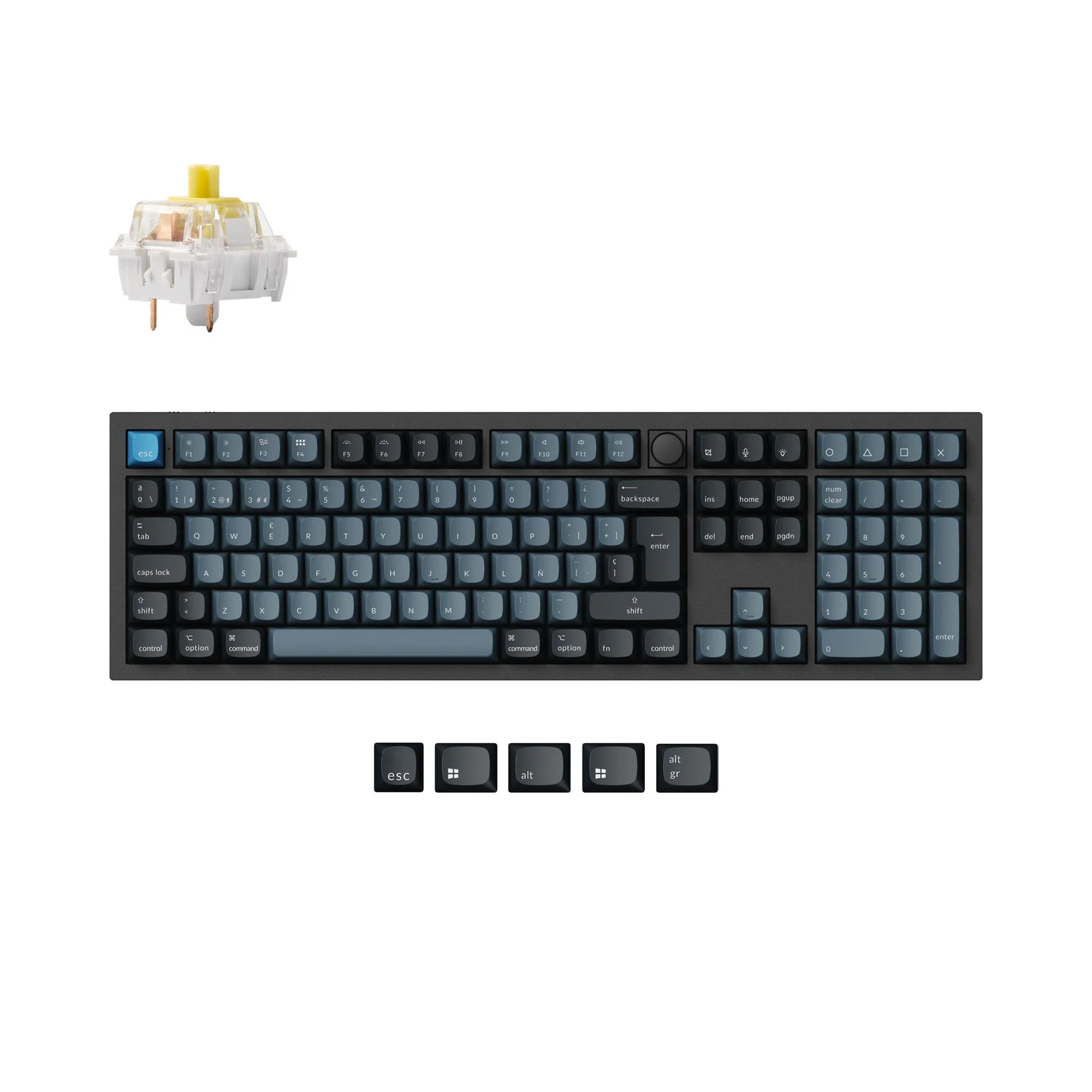 Keychron Q6 Pro QMK/VIA Wireless Custom Mechanical Keyboard ISO Layout Collection - Image 8