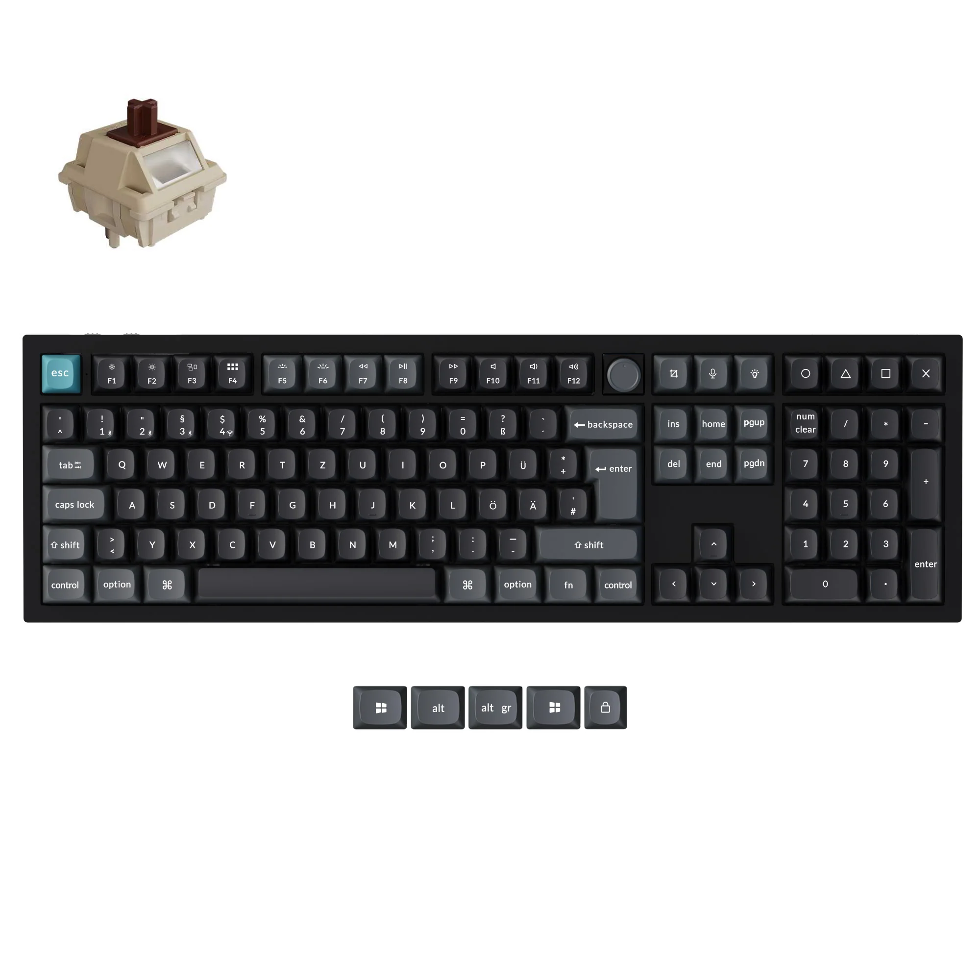 Keychron Q6 Ultra 8K Wireless Custom Mechanical Keyboard (ISO Layout) - Image 12