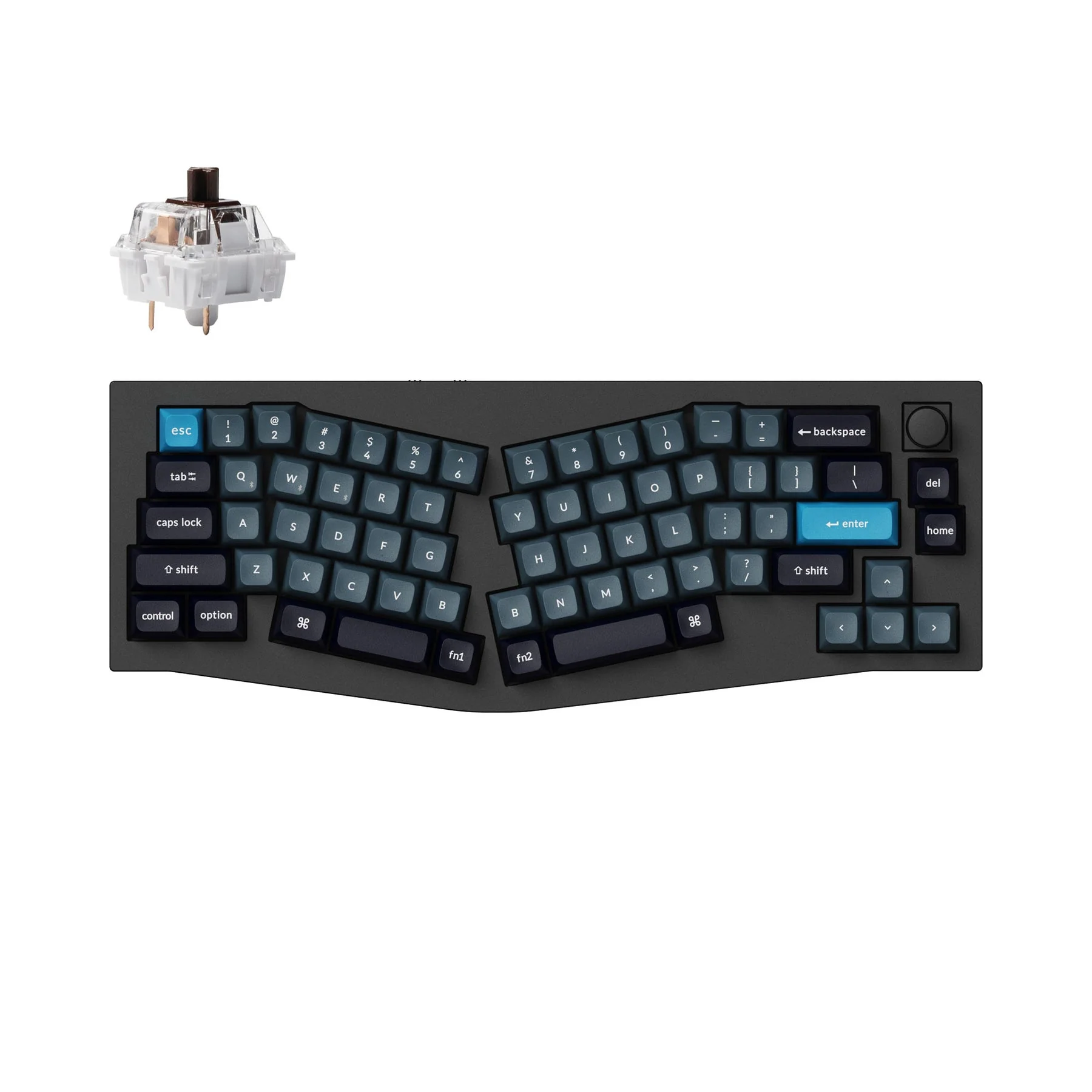 Keychron Q8 Pro (Alice Layout) QMK/VIA Wireless Custom Mechanical Keyboard (US Layout) - Image 2