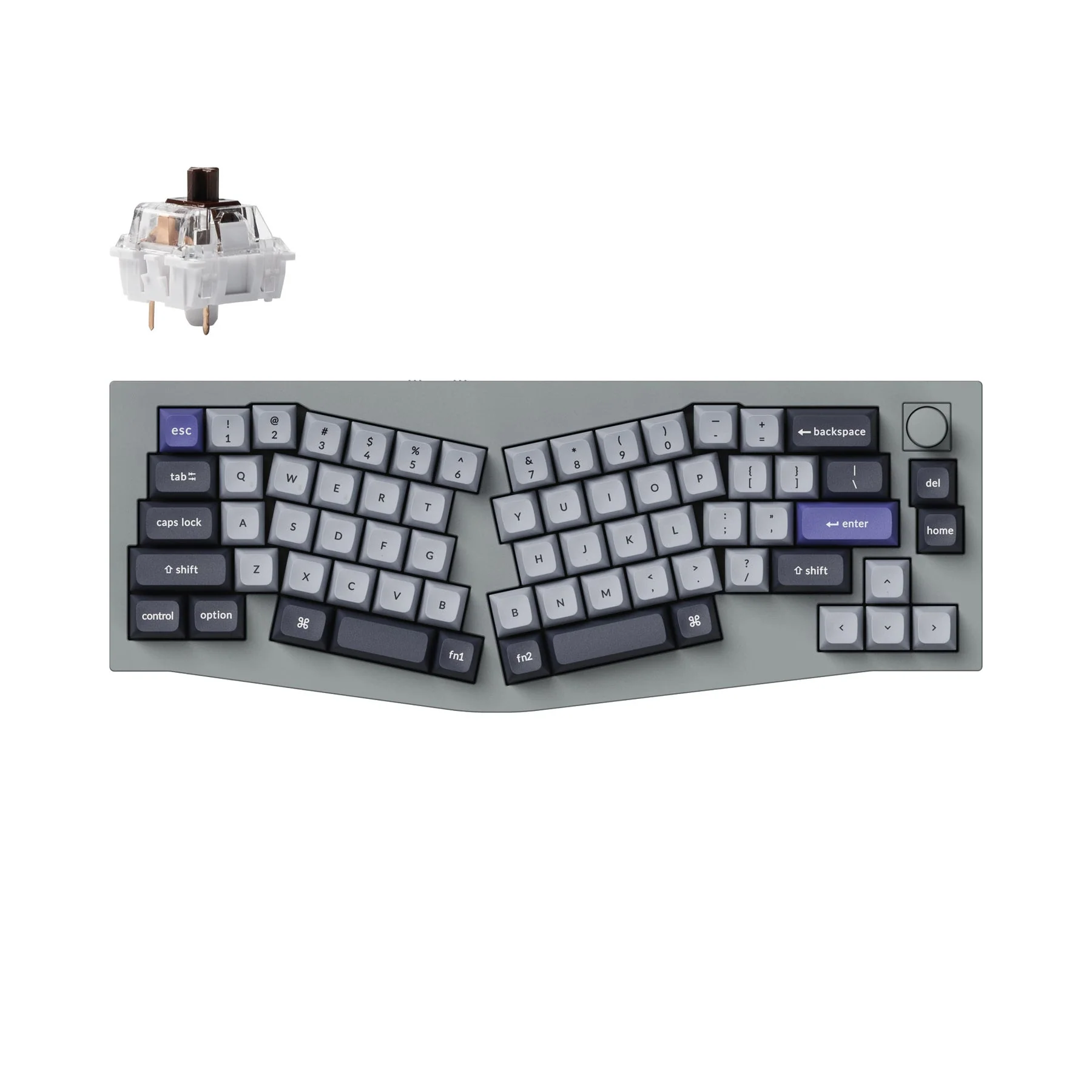 Keychron Q8 Pro (Alice Layout) QMK/VIA Wireless Custom Mechanical Keyboard (US Layout) - Image 5