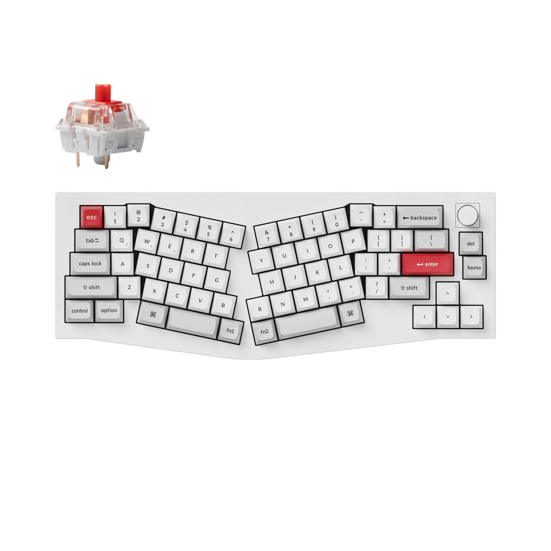 Keychron Q8 Pro (Alice Layout) QMK/VIA Wireless Custom Mechanical Keyboard (US Layout) - Image 7
