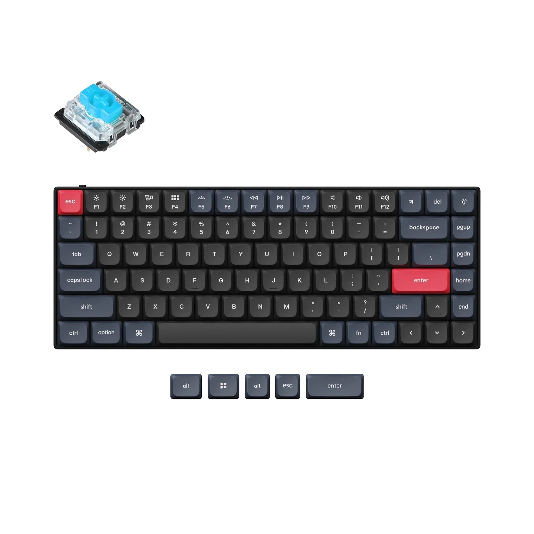 Keychron S1 QMK Custom Mechanical Keyboard(US ANSI Layout) - Image 2