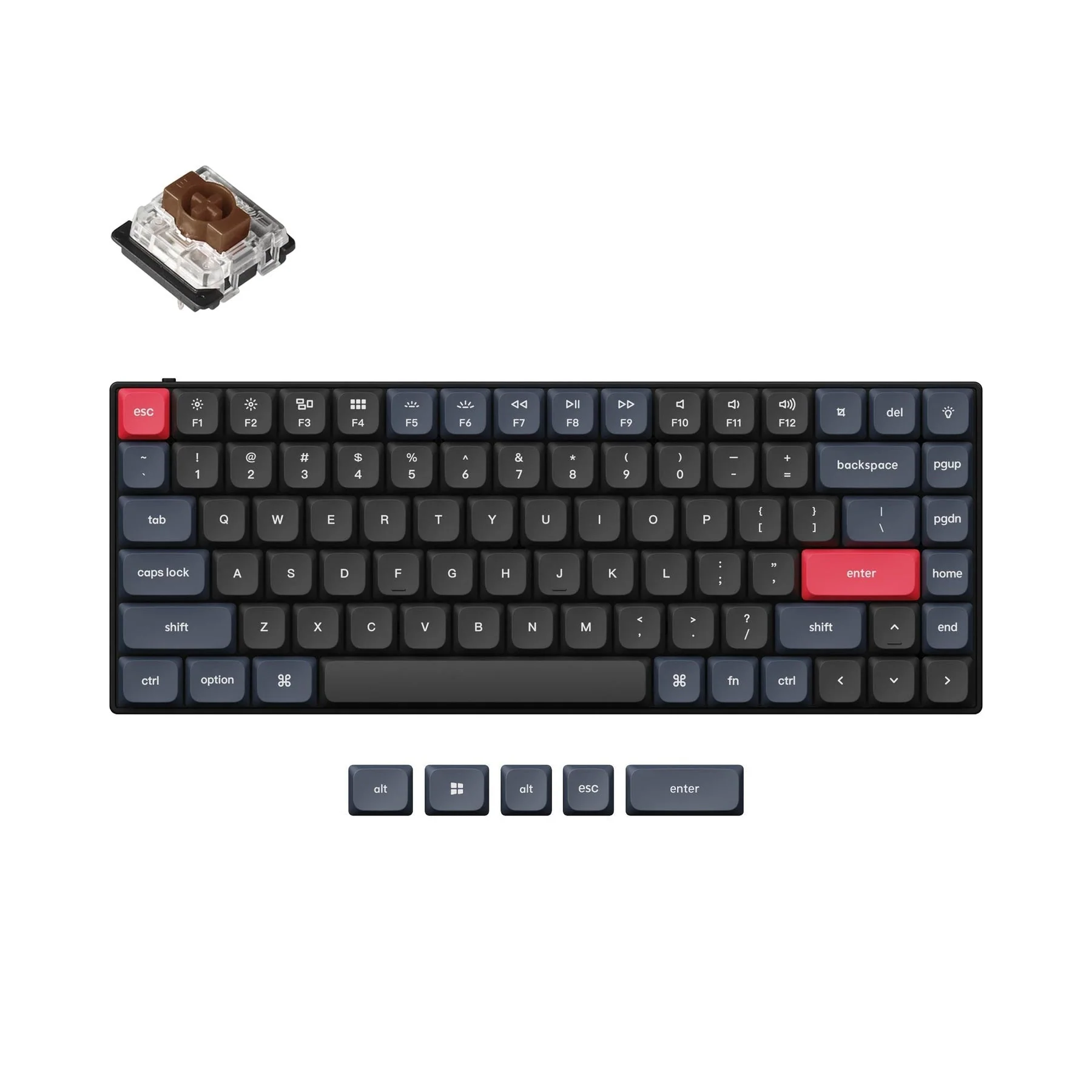 Keychron S1 QMK Custom Mechanical Keyboard(US ANSI Layout) - Image 3