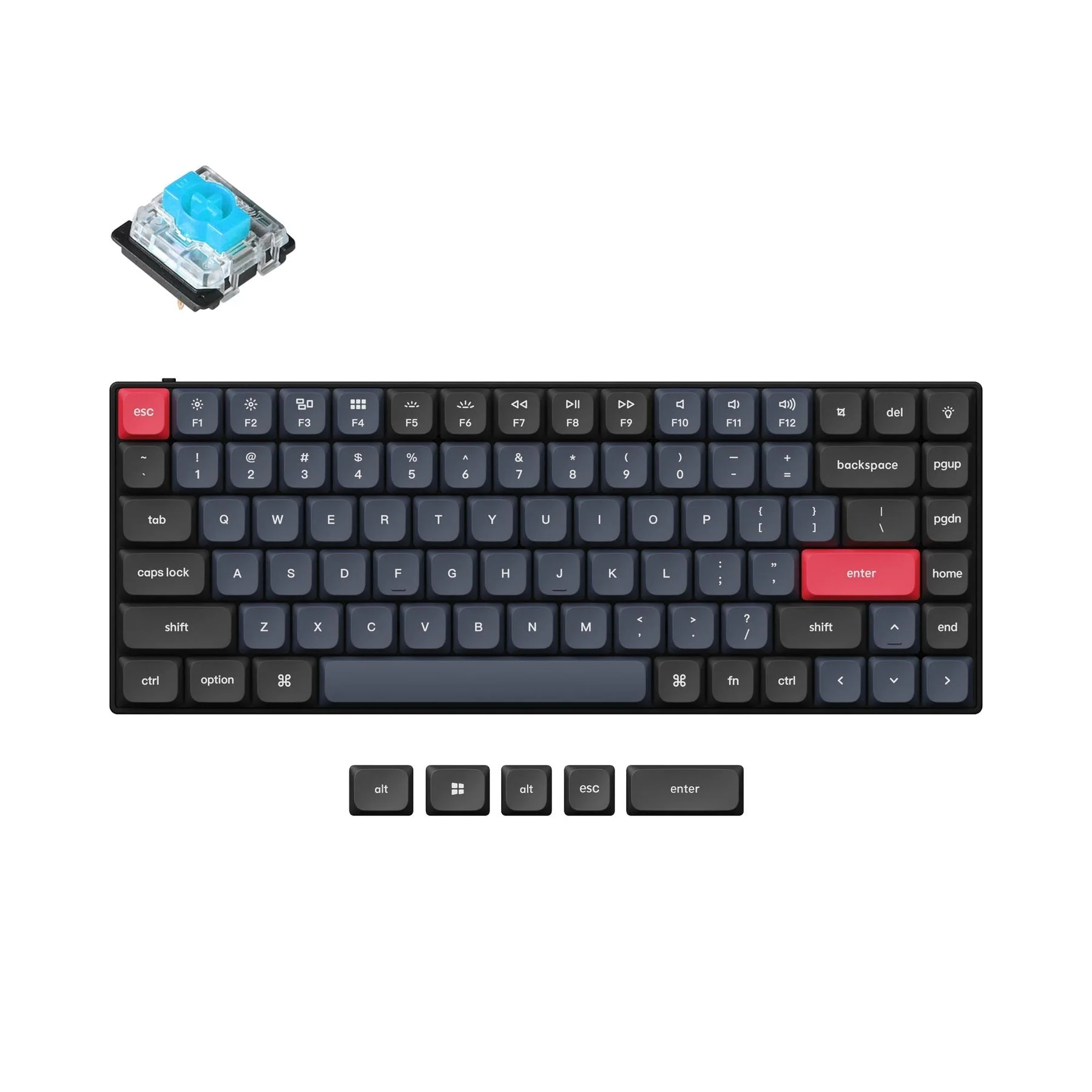 Keychron S1 QMK Custom Mechanical Keyboard(US ANSI Layout) - Image 5