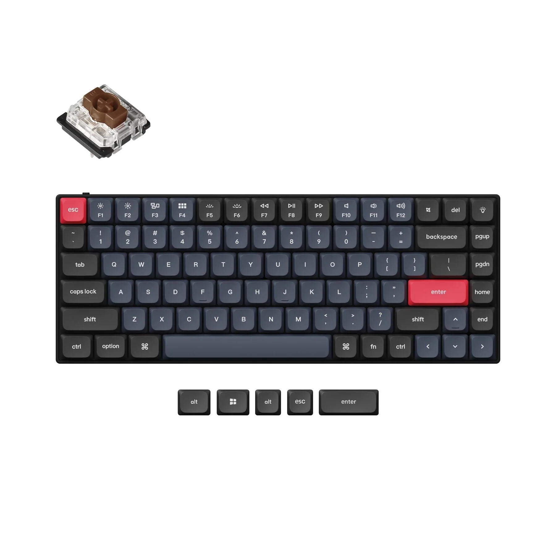 Keychron S1 QMK Custom Mechanical Keyboard(US ANSI Layout) - Image 6