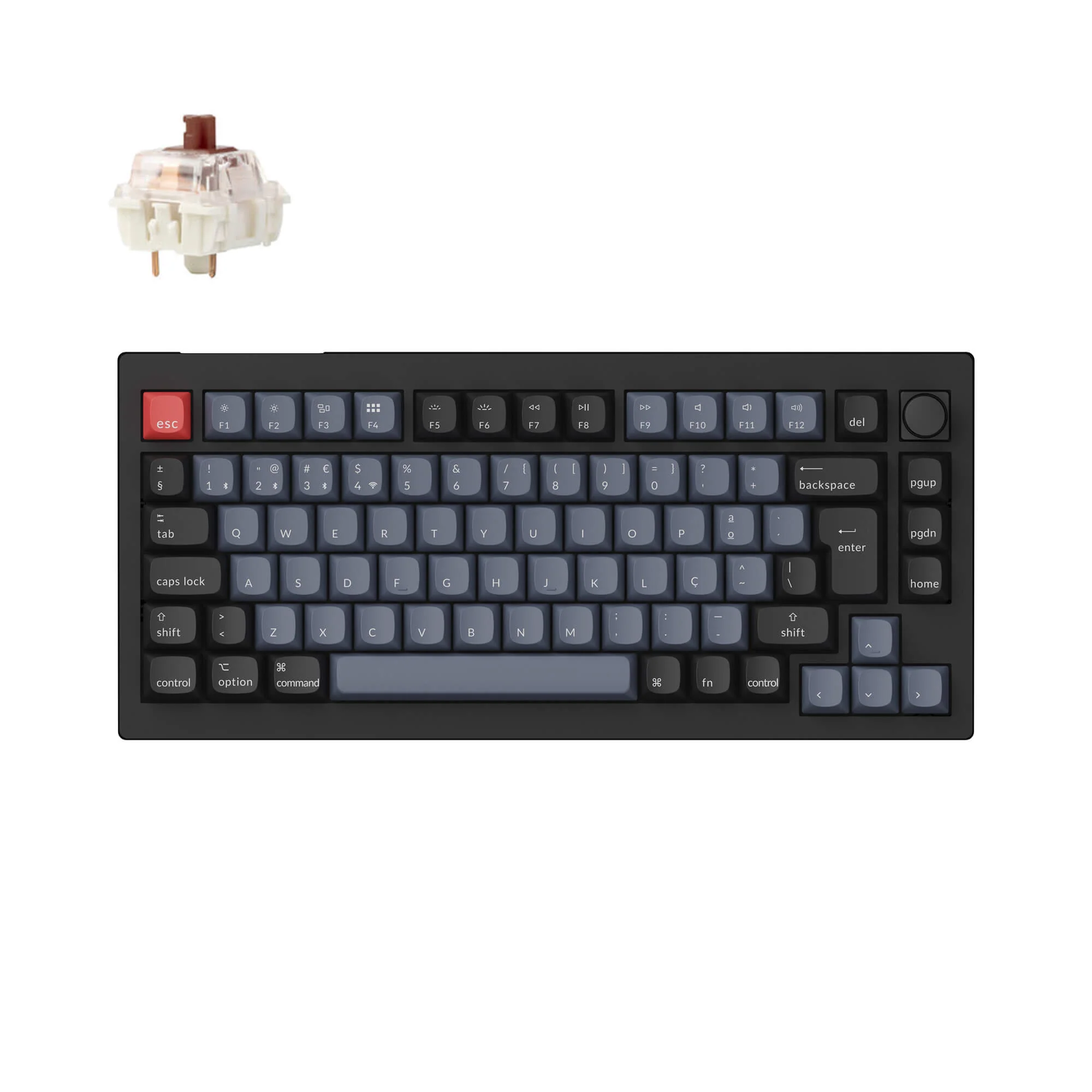 Keychron V1 Max QMK Wireless Custom Mechanical Keyboard ISO Layout Collection - Image 22