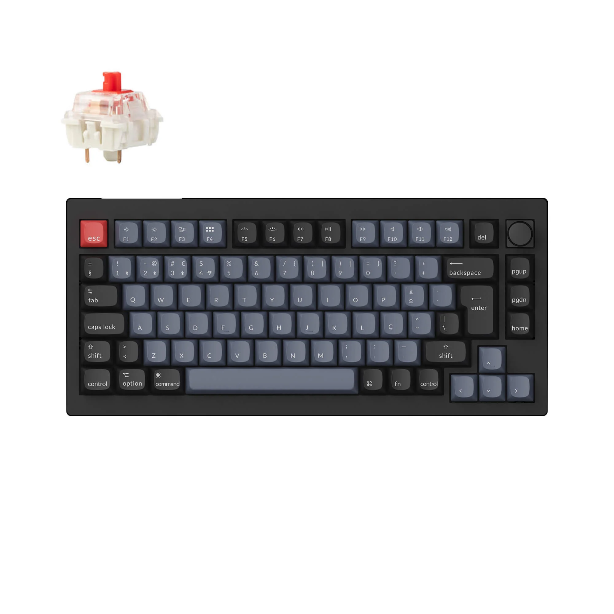 Keychron V1 Max QMK Wireless Custom Mechanical Keyboard ISO Layout Collection - Image 23