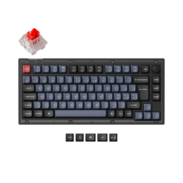 Keychron V1 QMK Custom Mechanical Keyboard ISO Layout Collection - Image 11