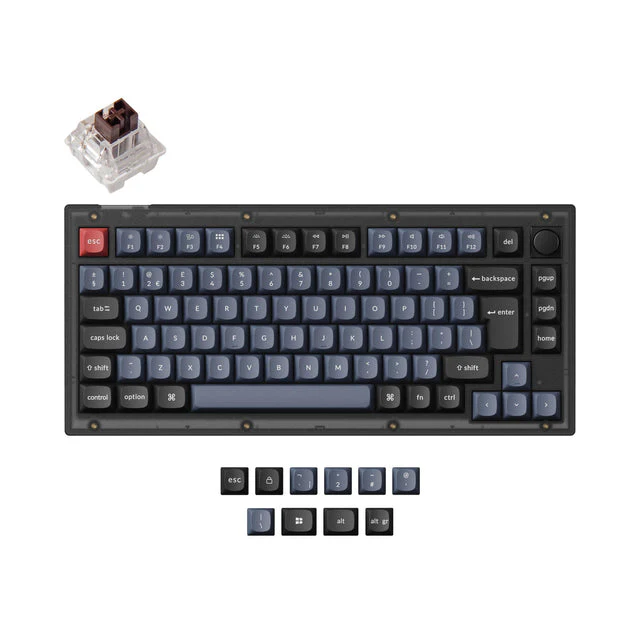 Keychron V1 QMK Custom Mechanical Keyboard ISO Layout Collection - Image 16