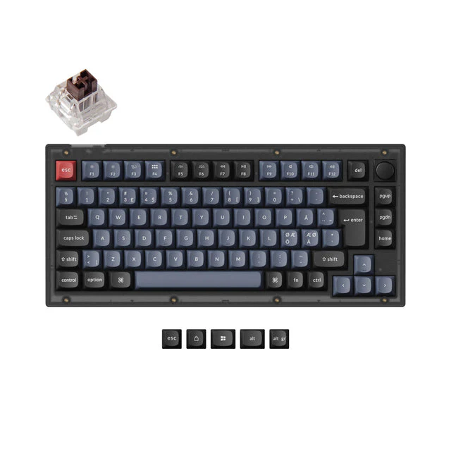 Keychron V1 QMK Custom Mechanical Keyboard ISO Layout Collection - Image 20