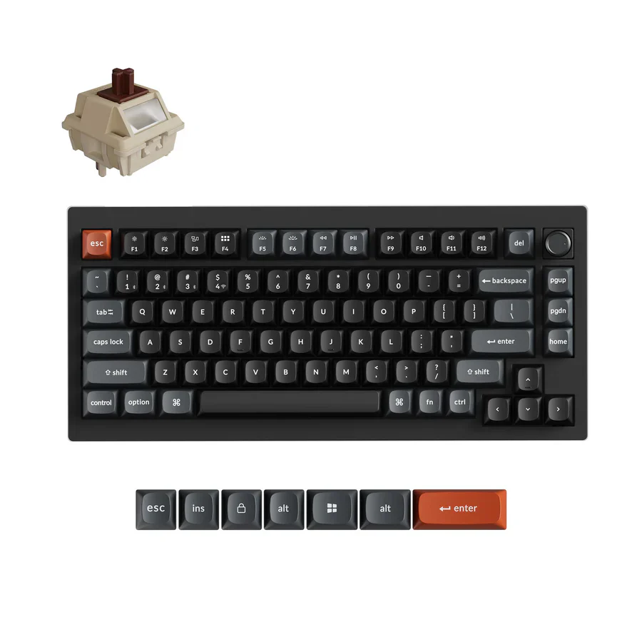 Keychron V1 Ultra 8K Wireless Custom Mechanical Keyboard(US ANSI Layout) - Image 2
