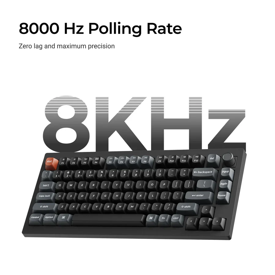 Keychron V1 Ultra 8K Wireless Custom Mechanical Keyboard(US ANSI Layout) - Image 6