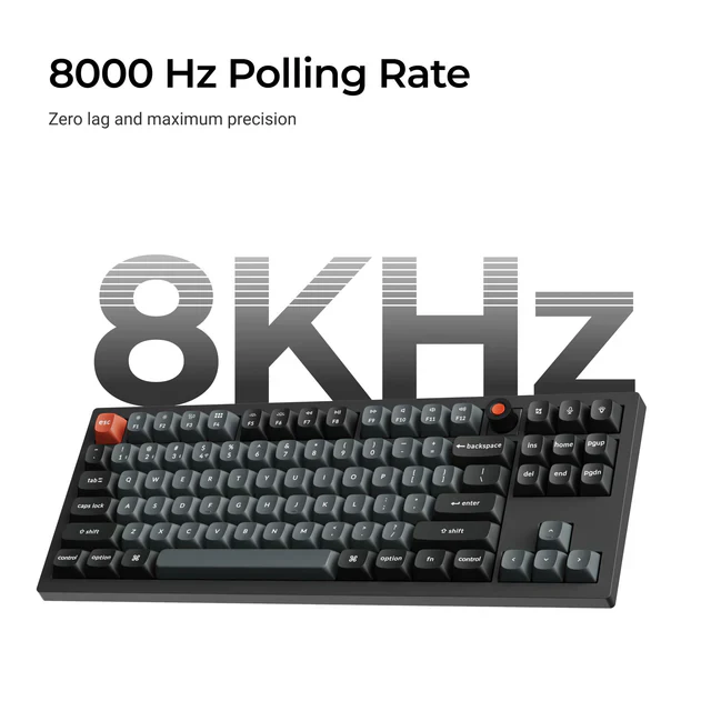 Keychron V3 8K QMK Wired Custom Mechanical Keyboard(ANSI US Layout) - Image 3