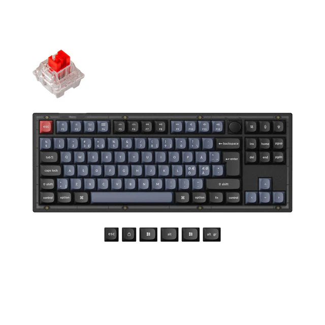 Keychron V3 QMK Custom Mechanical Keyboard ISO Layout Collection - Image 9