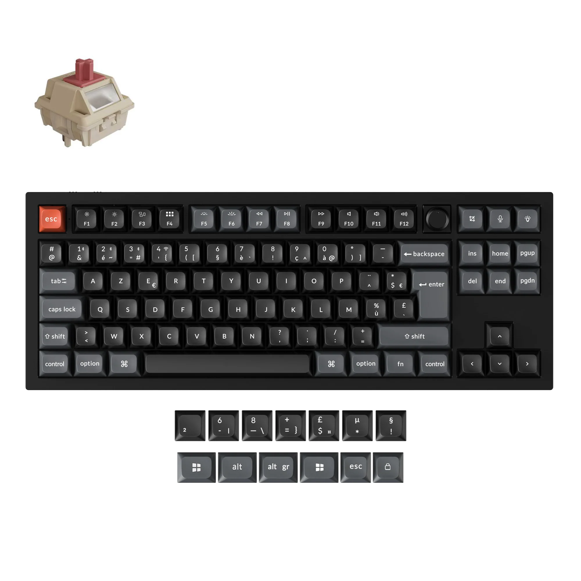 Keychron V3 Ultra 8K Wireless Custom Mechanical Keyboard ISO Layout Collection - Image 8