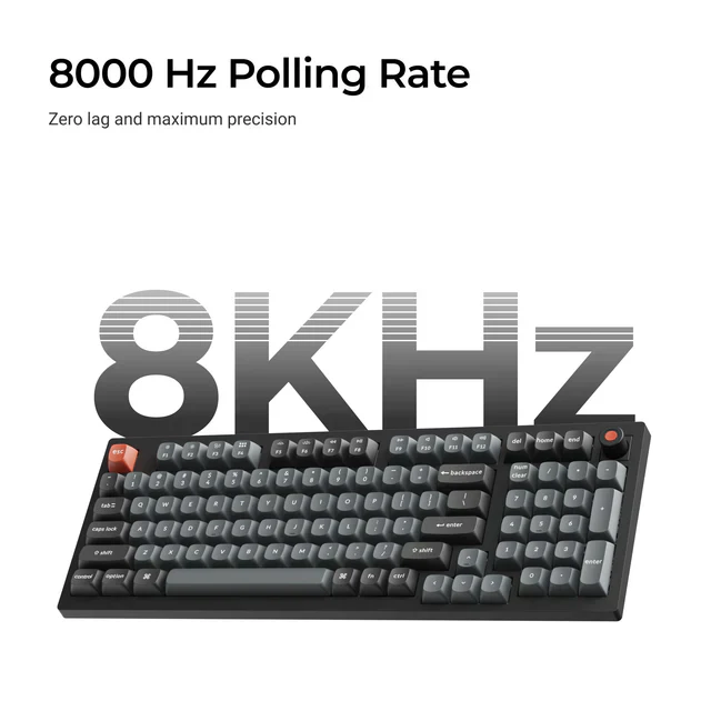 Keychron V5 8K QMK Wired Custom Mechanical Keyboard(ANSI US Layout) - Image 3