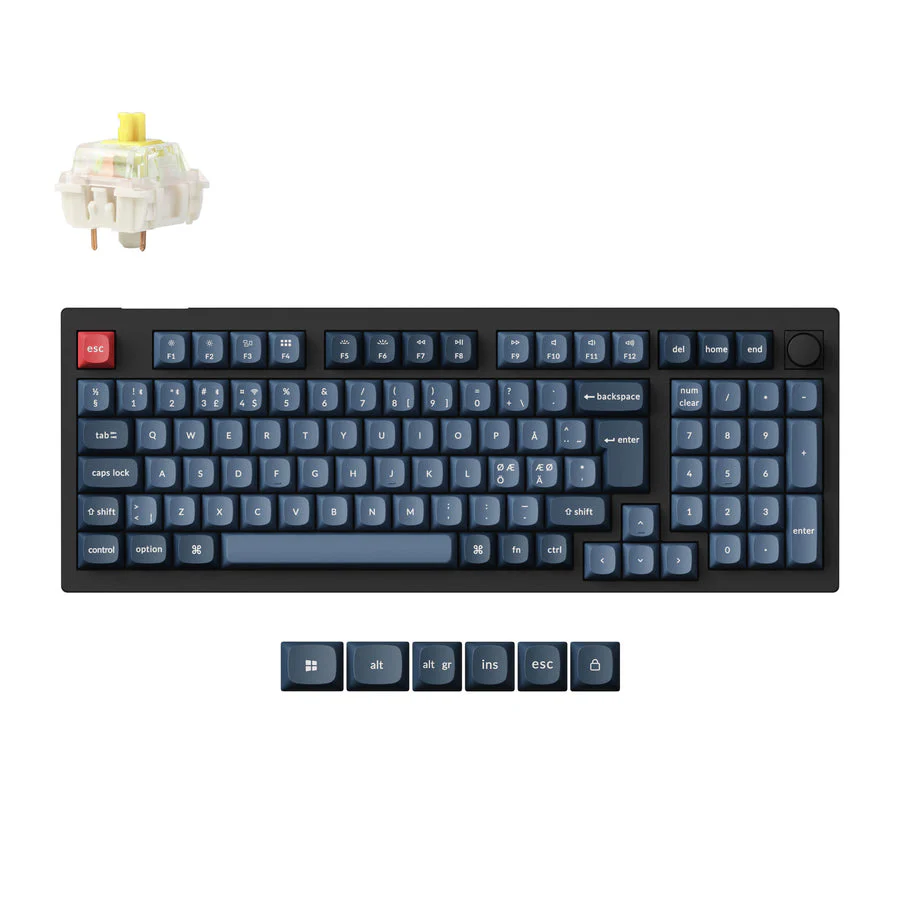 Keychron V5 Max QMK Wireless Custom Mechanical Keyboard ISO Layout Collection - Image 15
