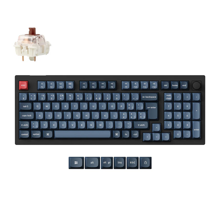 Keychron V5 Max QMK Wireless Custom Mechanical Keyboard ISO Layout Collection - Image 17