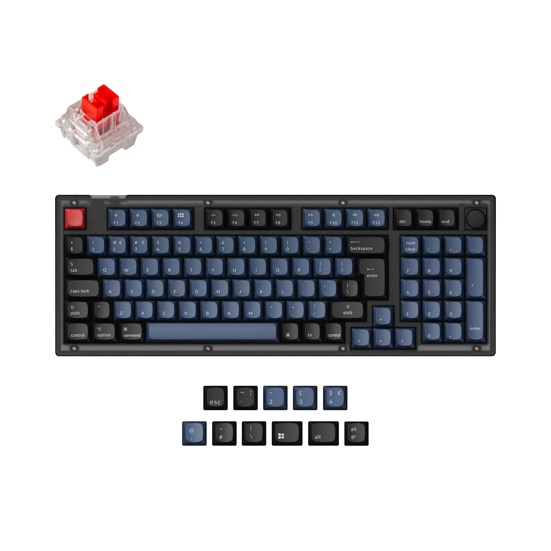 Keychron V5 QMK Custom Mechanical Keyboard ISO Layout Collection - Image 5