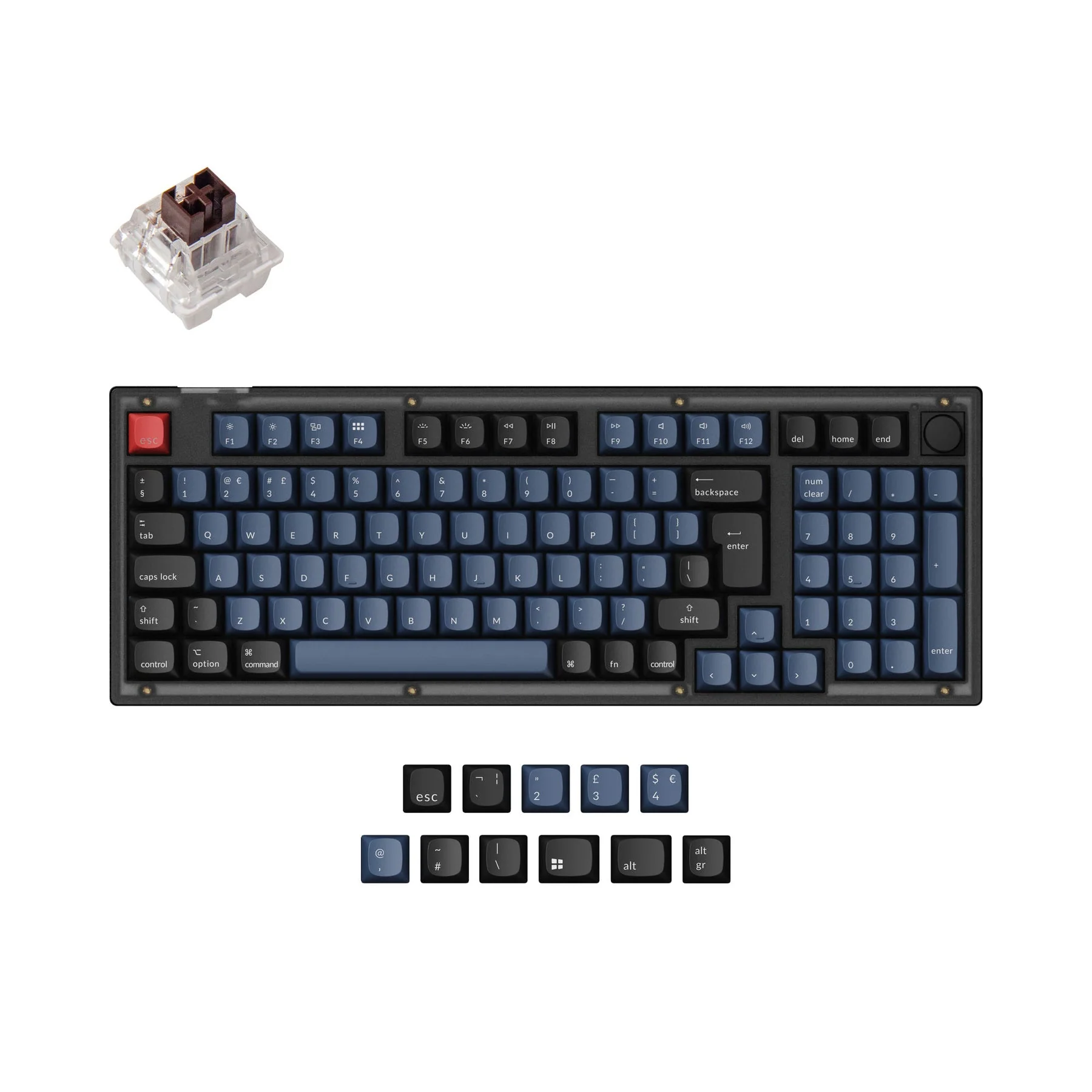 Keychron V5 QMK Custom Mechanical Keyboard ISO Layout Collection - Image 6