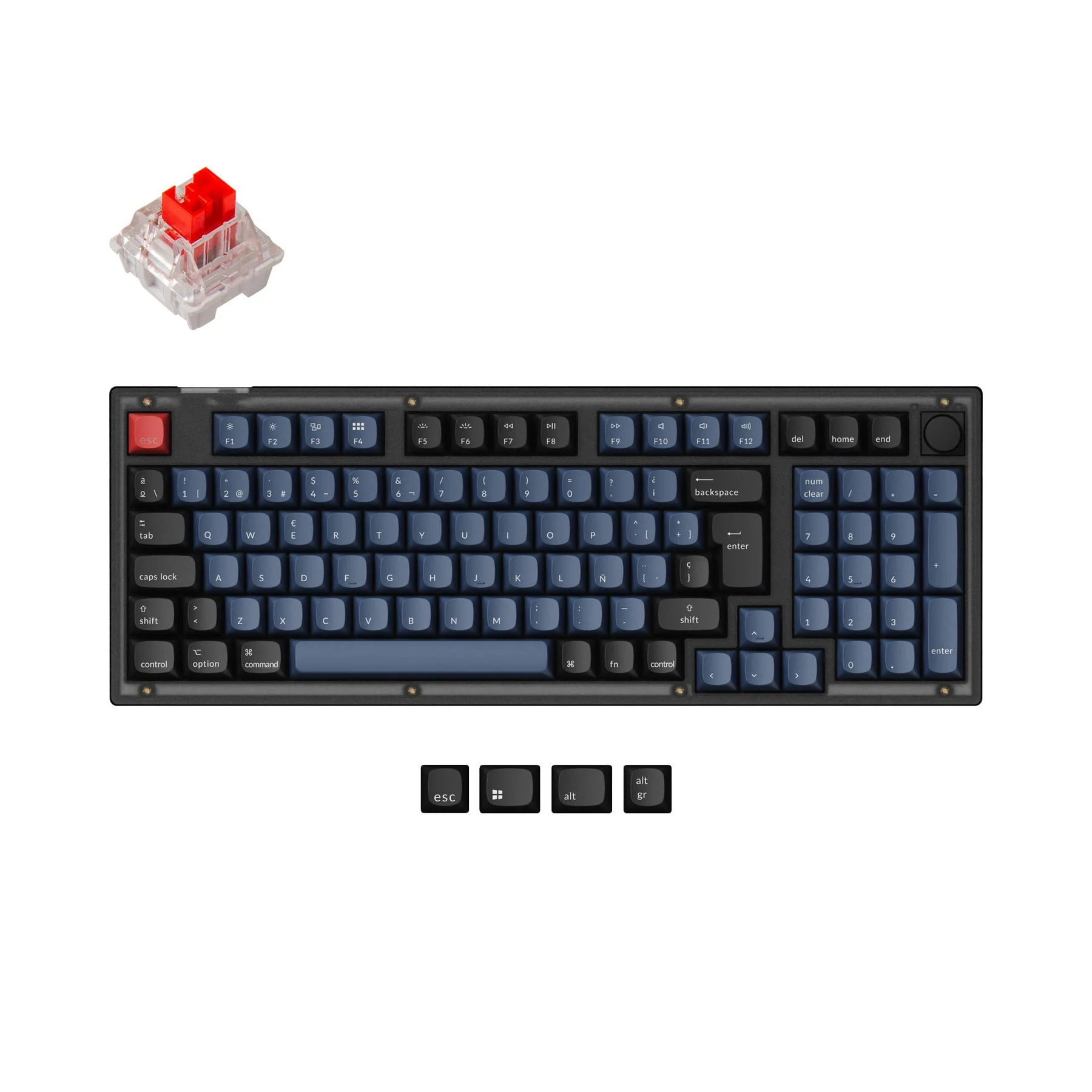 Keychron V5 QMK Custom Mechanical Keyboard ISO Layout Collection - Image 9