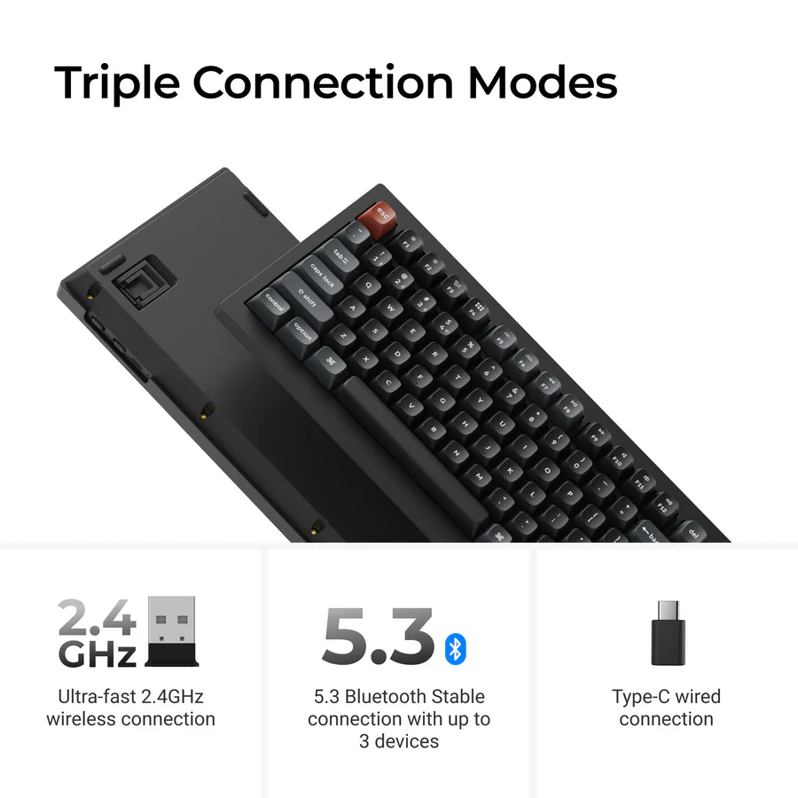 Keychron V5 Ultra 8K Wireless Custom Mechanical Keyboard(US ANSI Layout) - Image 9