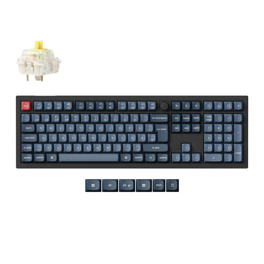 Keychron V6 Max QMK Wireless Custom Mechanical Keyboard ISO Layout Collection - Image 12