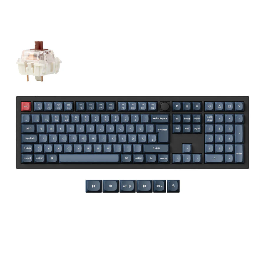 Keychron V6 Max QMK Wireless Custom Mechanical Keyboard ISO Layout Collection - Image 2