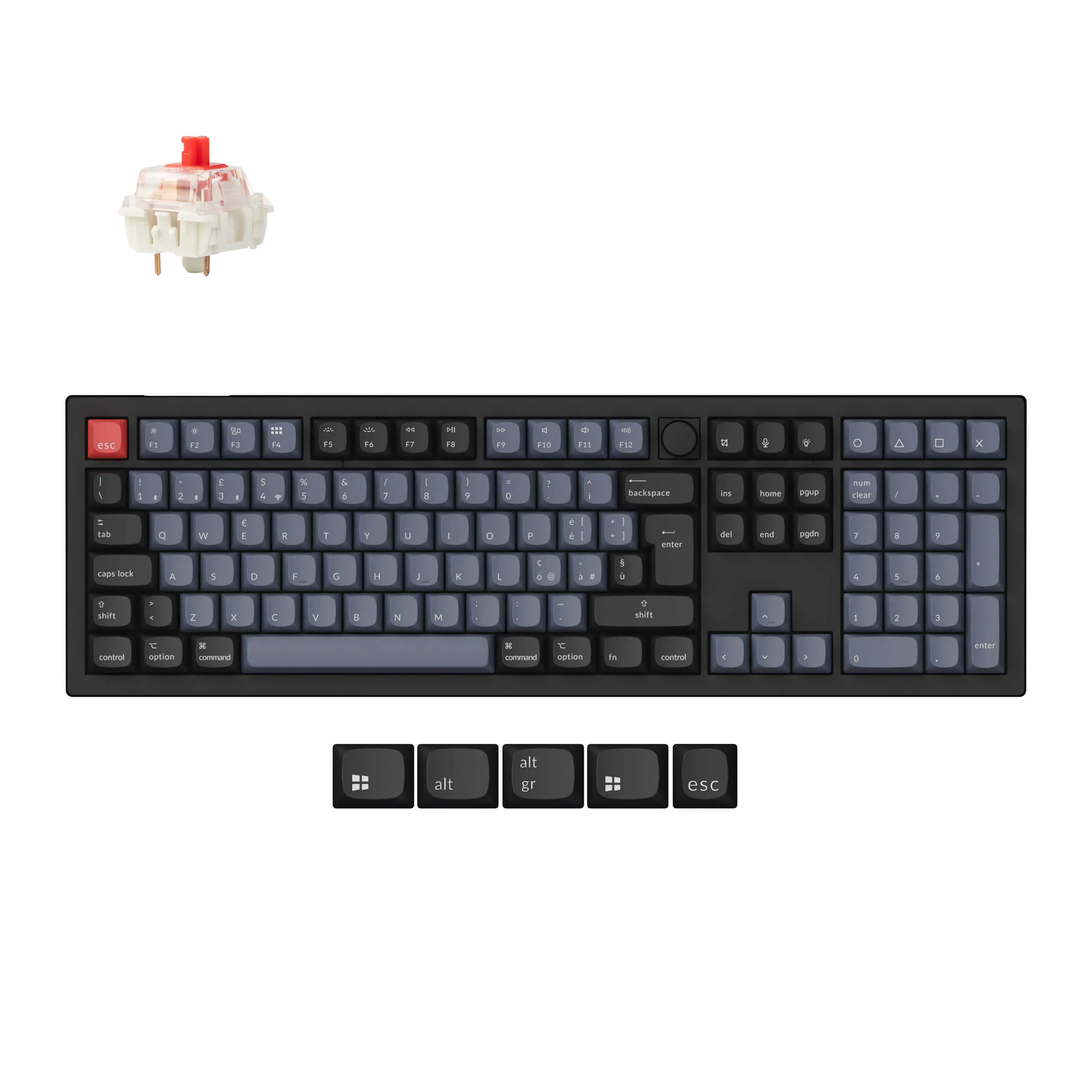 Keychron V6 Max QMK Wireless Custom Mechanical Keyboard ISO Layout Collection - Image 24