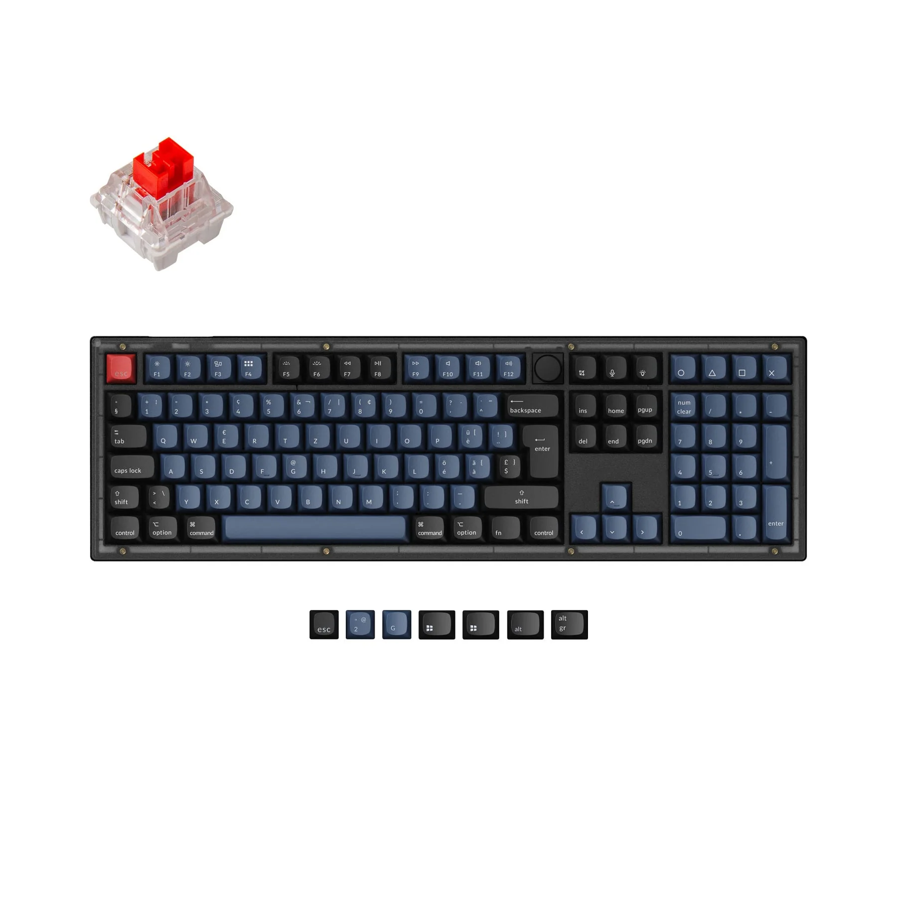 Keychron V6 QMK Custom Mechanical Keyboard ISO Layout Collection - Image 7
