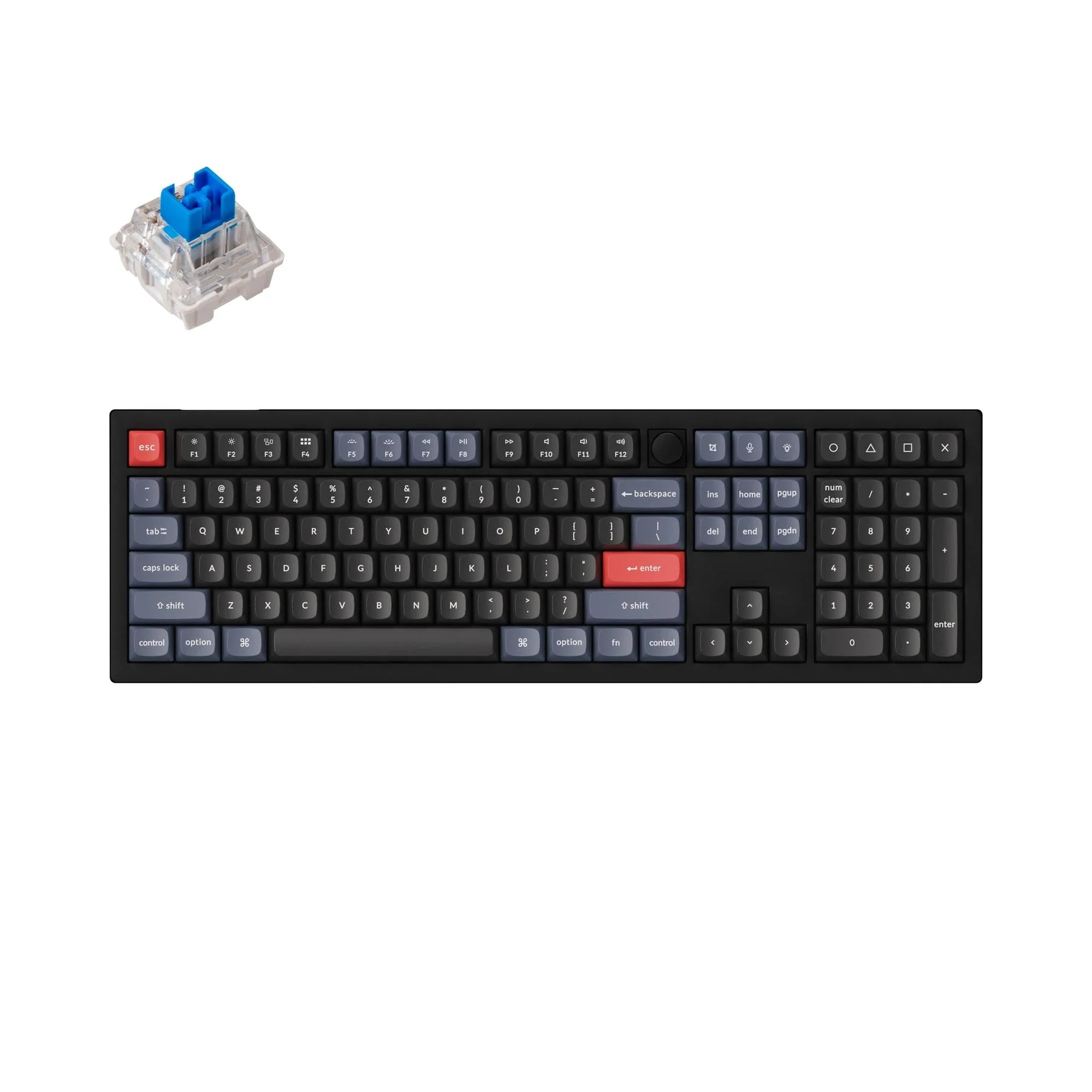 Keychron V6 QMK Custom Mechanical Keyboard (US ANSI Layout) - Image 11