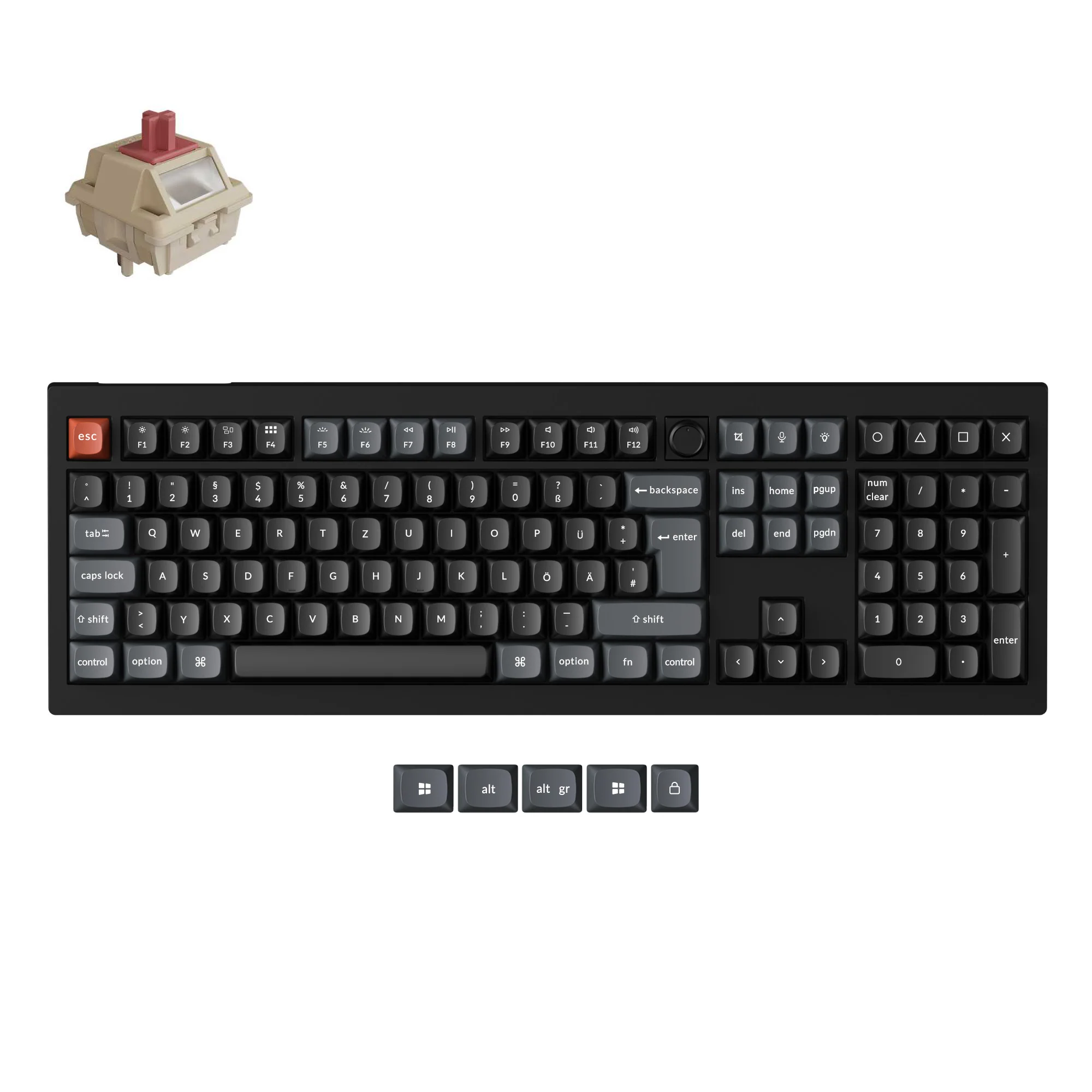 Keychron V6 Ultra 8K Wireless Custom Mechanical Keyboard ISO Layout Collection - Image 11