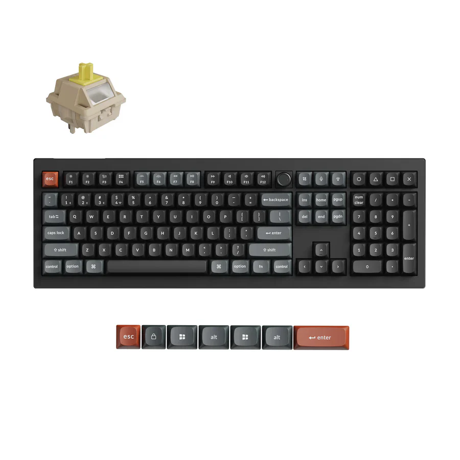 Keychron V6 Ultra 8K Wireless Custom Mechanical Keyboard(US ANSI Layout) - Image 3