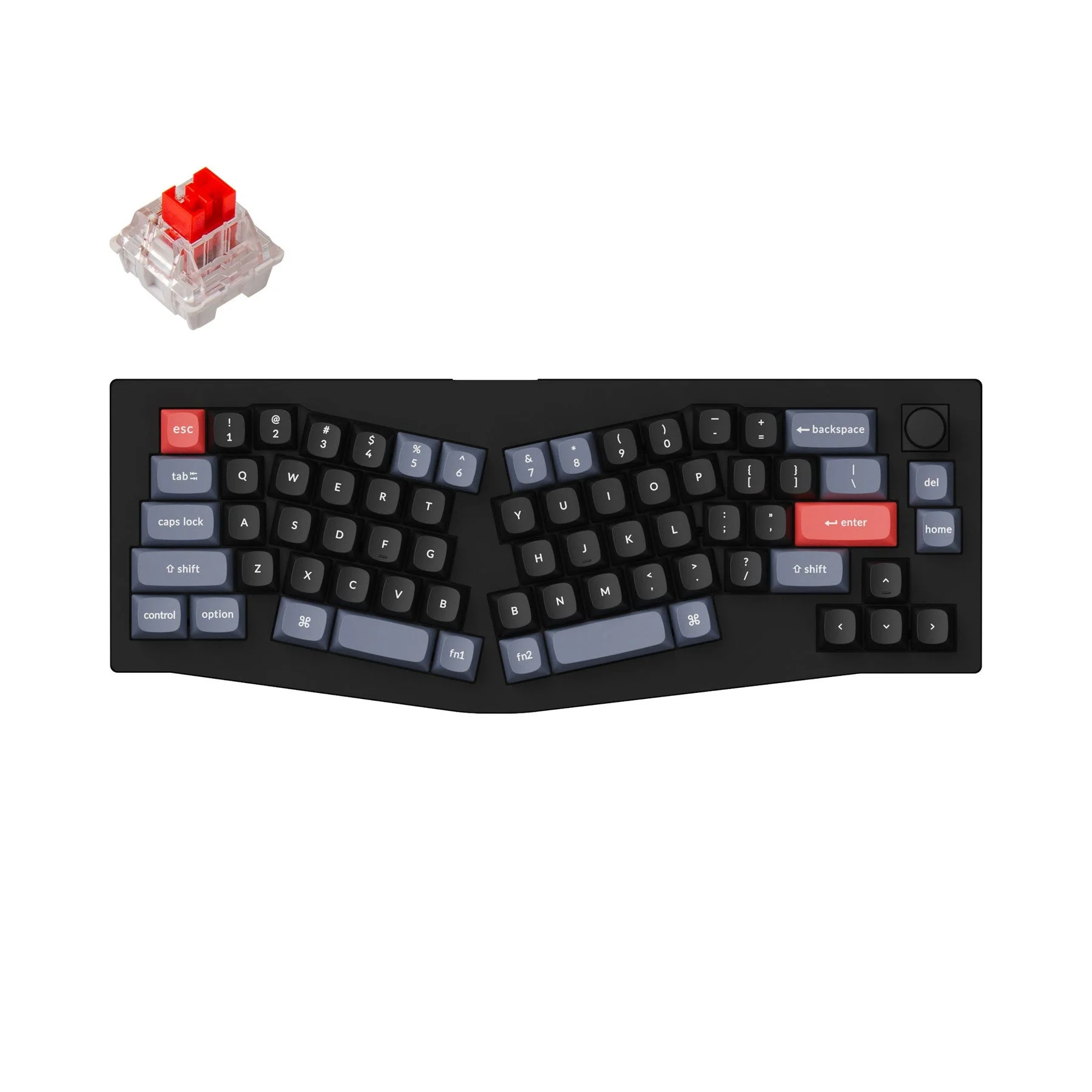 Keychron V8 (Alice Layout) QMK Custom Mechanical Keyboard (US ANSI Layout) - Image 4