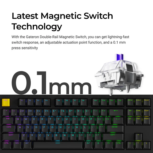 Lemokey P3 HE Wireless Magnetic Switch Custom Gaming Keyboard (US ANSI Layout) - Image 3