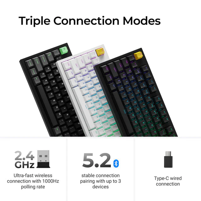 Lemokey P3 HE Wireless Magnetic Switch Custom Gaming Keyboard (US ANSI Layout) - Image 6