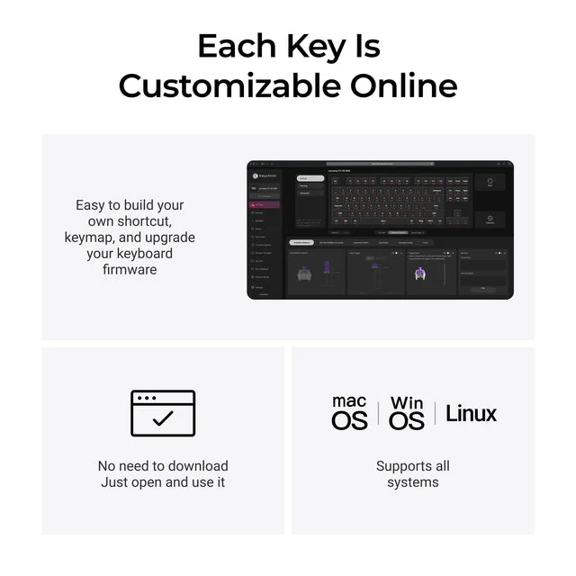 Lemokey P3 HE Wireless Magnetic Switch Custom Gaming Keyboard (US ANSI Layout) - Image 7