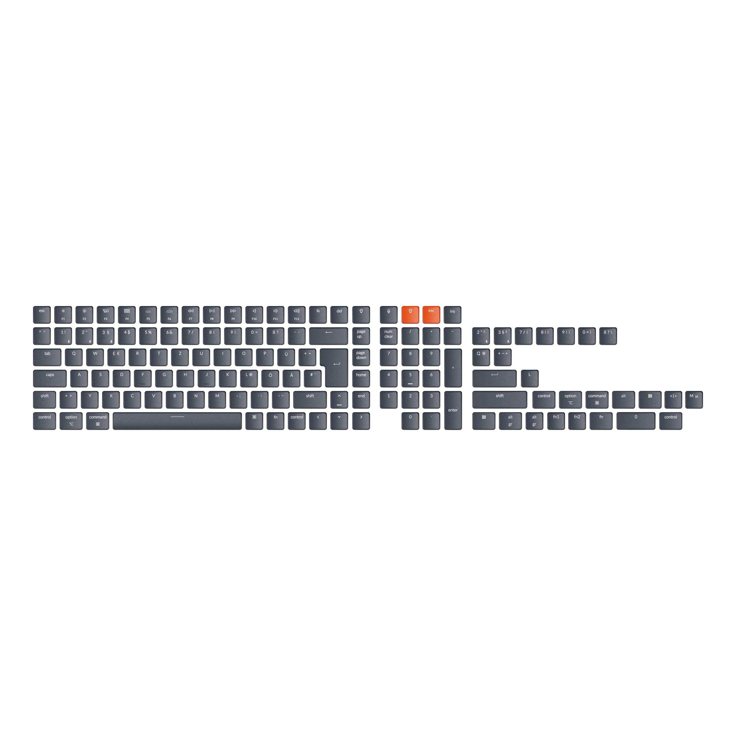 Low Profile ISO ABS Full Set Keycap Set - Image 4