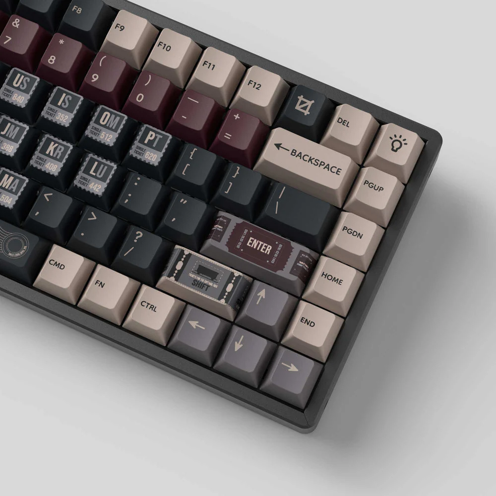 Vintage Stamp - Cherry Profile Dye-Sub PBT Full Keycap Set - Image 2