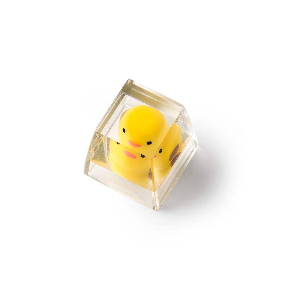 Yellow Duck Resin Artisan Keycap - Image 2